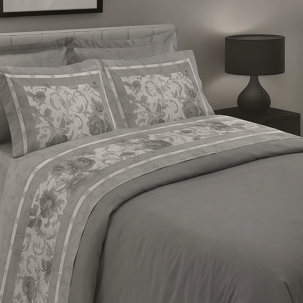 Luxudecor Set di biancheria da letto matrimoniale, con motivo con
