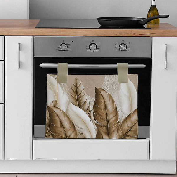 Coprifuochi Imbottito Effetto Marmo - 75x50 Cm Per Piano Cottura, Design Elegante Con Venature Oro - Foto 8