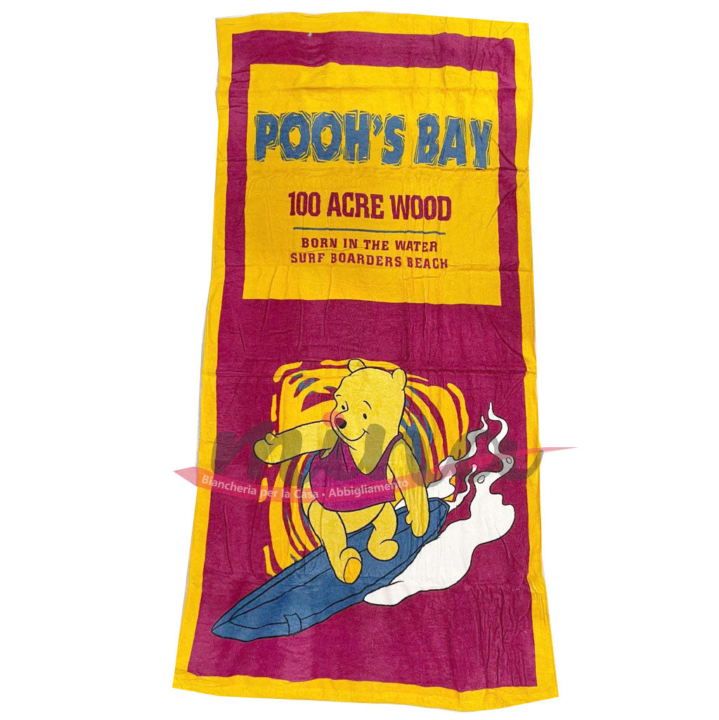 Disney Beach Towel - Winnie The Pooh - 100 Acre Woods