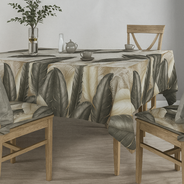 Unique Party Tovaglia Plastificata Marrone - 2,74 M X 1,37 M, Monouso, Protegge Il Tavolo Da Macchie, Ideale Per Feste - 5