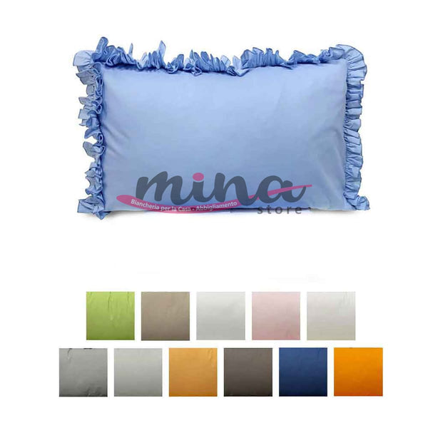 Coppia Copri guanciale con cerniera Mastro Bianco linea benessere- Mad –  MINA Store