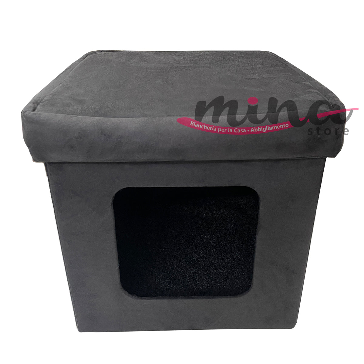 Pouf Contenitore quadrato / Cuccia Cane Gatto per animali, Preziosa ho –  MINA Store