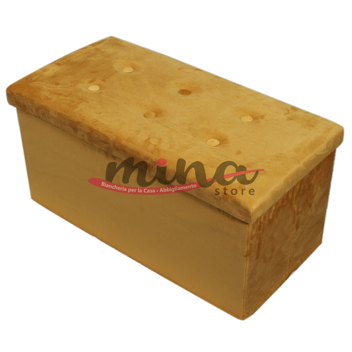 Pouf Panca Contenitore salvaspazio in velluto MARTA MARZOTTO ELEGANCE –  MINA Store