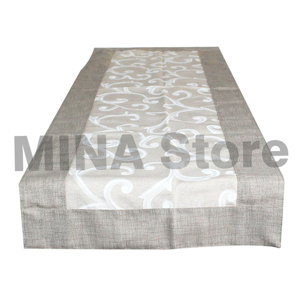 Runner striscia da tavolo cotone fantasia TIFFANY 45cm X 140cm cucina –  MINA Store