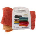 Set 3 coppie Viso + Ospite, Asciugamani art. MELISSA in Spugna, vari colori - Made in Italy 0445