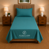Completo Letto Singolo, MADD home tinta unita lenzuola federe Made in Italy