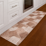 Tappeto Passatoia QUADRONI - BA Collection 100% Made in Italy Gommato Antiscivolo Antimacchia