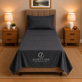 Completo Letto Singolo, MADD home tinta unita lenzuola federe Made in Italy