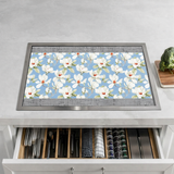 Coprifornelli imbottito fantasia IRIS fornelli cucina 50cm X 80cm Made in Italy