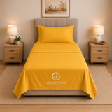 Completo Letto Singolo, MADD home tinta unita lenzuola federe Made in Italy