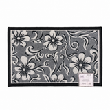 85x125 Tapis de caméra Marta Marzotto Versace Style Rose Wet Impression 3D Coton Divers Fantasmes Velouche Effet Fabriqué en Italie