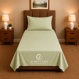 Completo Letto Singolo, MADD home tinta unita lenzuola federe Made in Italy