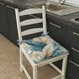 Confezione 6 Cuscini per Sedia FASHIONABLE  Marta Marzotto con laccetti 4 punti, imbottiti, fiori, copri sedia cucina coordinato