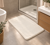 Tappeto Bagno Mastro Bianco 50cm X 80cm o 60 x120cm morbido 100% poliestere, tinta unita, in ciniglia 0196 - 0194