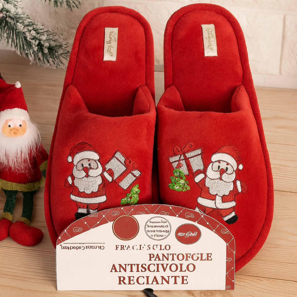 PANTOFOLE BABBO NATALE DA 36/41 PANTOFOLE BABBO NATALE DA 36/41