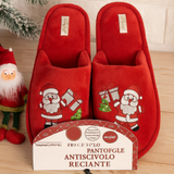 Pantofole FAMILY Uomo Donna Bimbo/a, ciabatte Natalizie PREZIOSA HOME natale Renne, calde e morbide antiscivolo 0731