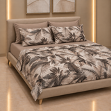 Lit simple complet et lit double 1609 09 My Princess Grey Eyes "Ferragni" Impression numérique 3D Marta Marzotto + 2 taies d'oreiller fabriquées en Italie