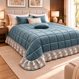 Double Velvet Quilt, hiver Marta Marzotto 350g double 100% fabriqué en Italie Brown