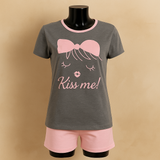 Pyjamas Débardeur et short pur coton You & Me Femme Fabriqué en Italie Diverses couleurs et tailles