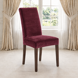 Velvet Vestisia, 6 pièces, Couleur unie avec dossier, Sundeen, Chaise à manger pour salle à manger ou salon Salon Diverses couleurs