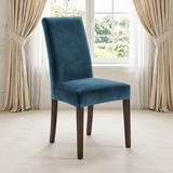 Velvet Vestisia, 6 pièces, Couleur unie avec dossier, Sundeen, Chaise à manger pour salle à manger ou salon Salon Diverses couleurs