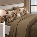 Set Completo Letto Matrimoniale - BEATRICE - in POLICOTONE stampa digitale 3D Marta Marzotto + 4 federe Made in Italy