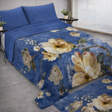 Trapuntino matrimoniale in velluto , DESIRE, primaverile Marta Marzotto Matrimoniale 100% Made in Italy