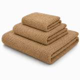 SET 3PZ ASCIUGAMANI spugna VELSO Mastro Bianco, 500gr/m, 100% cotone pettinato Made in Italy