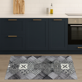 Tappeto Passatoia MACRAME'', Marta Marzotto 100% Made in Italy Gommato Antiscivolo Antimacchia stampa 3D