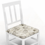 6 Cuscini per Sedia con laccetti 4 punti, imbottiti, BA Collection GINEVRA