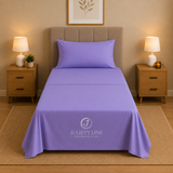 Completo Letto Singolo, MADD home tinta unita lenzuola federe Made in Italy