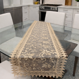 Runner striscia in macramè,VENERE, Berenice ,40X140cm, Made in Italy