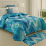 Quilt Quilt Irge Simple ou Double, Bordeaux Baroque Style, double face, impression numérique 3D fabriqué en Italie