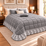 Double Velvet Quilt, hiver Marta Marzotto 350g double 100% fabriqué en Italie Brown