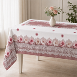 Tovaglia x6 o x12 LAURA - fantasia fiori Marta Marzotto, Made in Italy vari colori