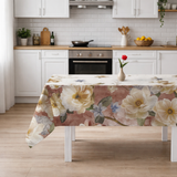 Tovaglia x6 o x12 DESIRE - fantasia fiori Marta Marzotto, Made in Italy vari colori