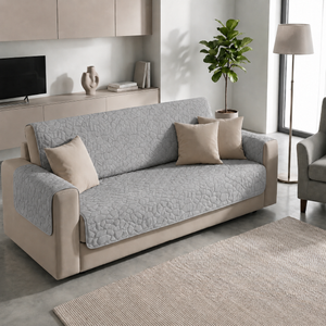 Copridivano Evolution Marta Marzotto 2 posti double face termosaldato, doppio colore trapuntato 0147/0563/0579
