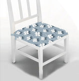 6 Cuscini per Sedia con laccetti, FORTUNA, 4 punti, imbottiti, BA Collection