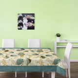 COPRITAVOLO Loneta Plastificato fantasia GINEVRA con Riccio Moderno fantasia