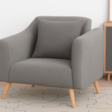 Taie d'oreiller Federina Martina pour un coussin de 40x40 ou 50x50 avec Zip, fabriqué en Italie