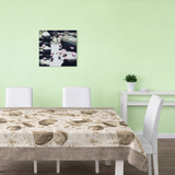 COPRITAVOLO Loneta Plastificato fantasia GINEVRA con Riccio Moderno fantasia