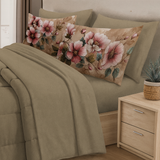 Lit simple complet et lit double 1609 09 My Princess Grey Eyes "Ferragni" Impression numérique 3D Marta Marzotto + 2 taies d'oreiller fabriquées en Italie