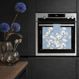 Copriforno imbottito fantasia IRIS cucina copriforno 55cm X 42cm coordinato Made in Italy vari colori
