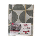 Tovaglia da tavola / Copritavolo Antimacchia 12 posti Varie fantasie - Made in Italy Juliet's Line / BRECCIA