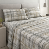 COMPLETO LETTO PIAZZA E MEZZA Preziosa HOME Linea Alba Con 1 Federa Fantasia Righe verde