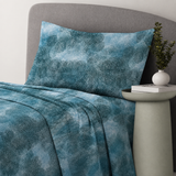 Completo Letto PIAZZA E MEZZA Marta Marzotto In Cotone Made In Italy PUNTINI