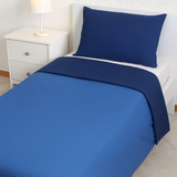 Copripiumino Singolo, double face tinta unita, Marta Marzotto, doppio colore, copri piumino Vari colori Made in Italy 0296