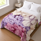 Copriletto Estivo multifunzionale Matrimoniale , letto e divano ,Marta Marzotto PINK FLOWERS stampa digitale Made in Italy