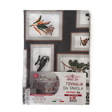 Tovaglia da tavola / Copritavolo Antimacchia 12 posti Varie fantasie - Made in Italy Juliet's Line / BRECCIA