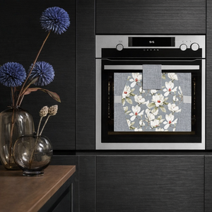 Copriforno imbottito fantasia IRIS cucina copriforno 55cm X 42cm coordinato Made in Italy vari colori